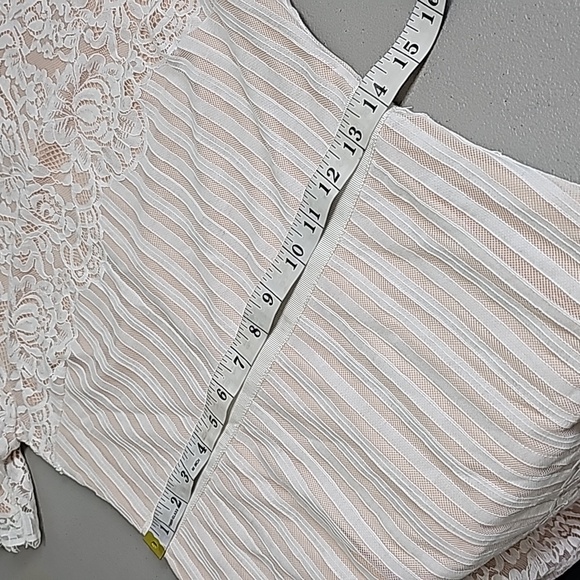 Just me Women's Dress, lace with a pink lining, Size M - Picture 10 of 11